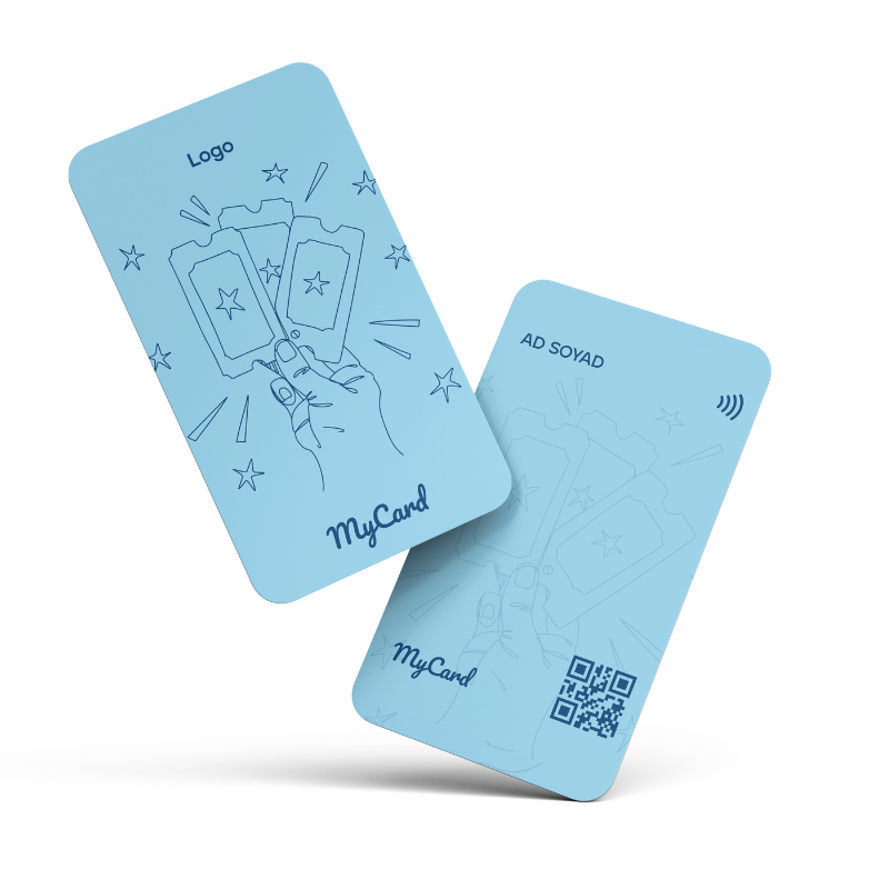 MyCard EventPass Blue – Event Serisi – Standart Dijital Kartvizit