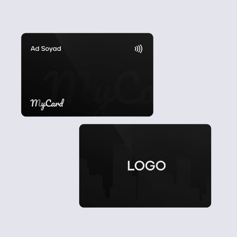 MyCard Pro Black - Kurumsal Seri - Standart Dijital Kartvizit